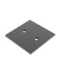 Preview: Aluminium Zaun Pfosten 80x80x1850 Bausatz Lamellen Sichtschutzzaun Set Anthrazit